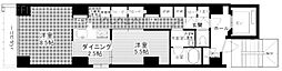 LILIO小石川 ワンルームの間取図画像