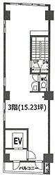 四谷さとうビル ワンルームの間取図画像