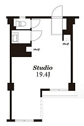 316青山 ワンルームの間取図画像