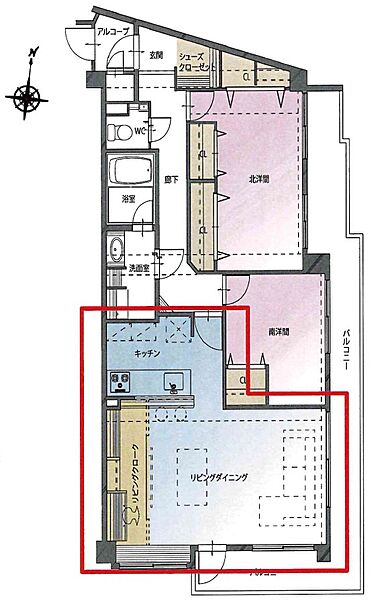 間取りを拡大表示