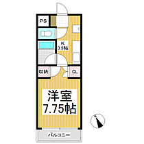 メゾンセシボン東部  ｜ 長野県東御市鞍掛（賃貸マンション1K・2階・25.82㎡） その2