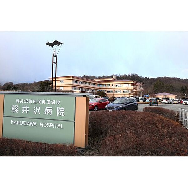 周辺：病院「軽井沢町国民健康保険軽井沢病院まで1291ｍ」