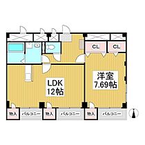 ベースプランニングI  ｜ 長野県佐久市岩村田（賃貸アパート1LDK・1階・51.40㎡） その2