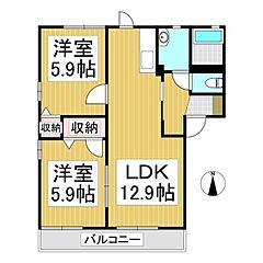物件の間取り