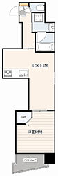 ラブリエ舟入中町アネックス 5階1LDKの間取り