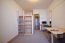 レオパレスユウ 206 2階1Kのリビング/ダイニング