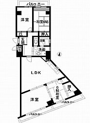 新木谷ビル 7階4LDKの間取り
