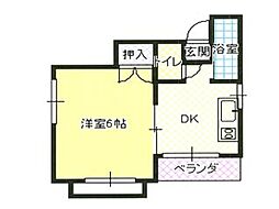 間取図画像 1DK