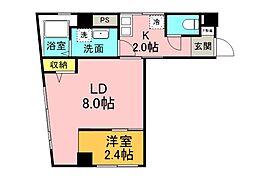 M Terrace住吉 303 3階1LDKの間取り