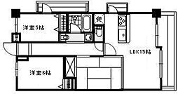 フローレンス三篠プレステージ 5階3LDKの間取り