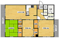 MRyコート 2階3LDKの間取り