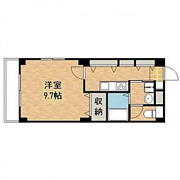 E.プリムローズ 1Kの間取図画像