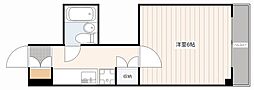 コーポ吉村 1Kの間取図画像