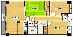 シーブリーズ東原壱番館 3LDKの間取図画像