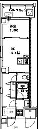 LIFEMENTGLANZ堺町 1DKの間取図画像