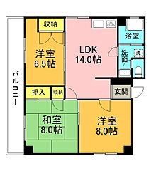 物件の間取り