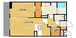 ベーレ 1LDKの間取図画像