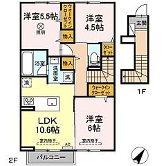 物件の間取り