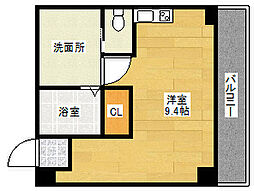 ソフィアコート井口台 ワンルームの間取図画像