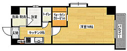 クレセント 1Kの間取図画像