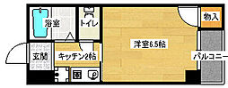 AHビル 1Kの間取図画像