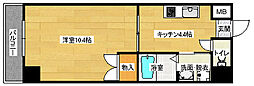 クレール新本 1DKの間取図画像