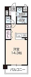 OA.FLAT西延末 ワンルームの間取図画像