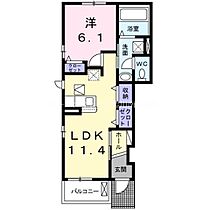 パインアベニューII  ｜ 愛知県豊川市御油町西沢（賃貸アパート1LDK・1階・44.22㎡） その2