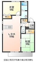 フォレストパーク　B棟  ｜ 愛知県豊川市御油町西沢（賃貸アパート2LDK・1階・53.26㎡） その2