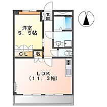 ハイツ　ルミナスI  ｜ 愛知県豊川市大崎町小林（賃貸アパート1LDK・2階・41.04㎡） その2