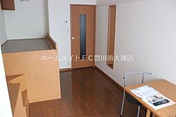 レオパレス上ノ蔵 1階1Kのリビング/ダイニング