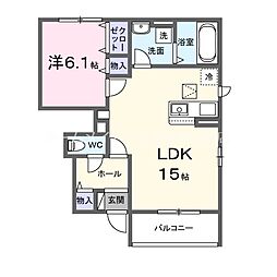 間取図画像 1LDK