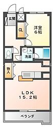 間取図画像 1LDK