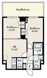 S-FORT中板橋 2DKの間取図画像