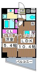 BluRock板橋 11階1LDKの間取り