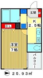 エスポワールルミエール 2階