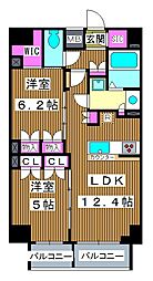 COMFORIA滝野川 2LDKの間取図画像