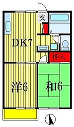 間取図画像 2DK