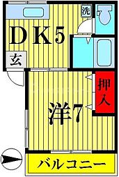 間取図画像 1DK