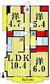 リレント谷塚5階13.4万円