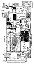 Brillia大井町ザレジデンス 2SLDKの間取図画像