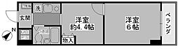 ガーデンプラザ横浜南 1DKの間取図画像