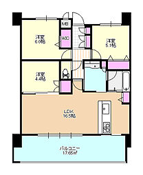 間取図画像 3SLDK