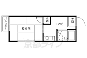 京都府京都市左京区一乗寺西水干町（賃貸マンション1K・2階・18.00㎡） その2