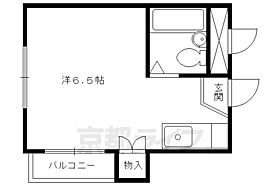 京都府京都市左京区吉田上阿達町（賃貸マンション1K・3階・20.00㎡） その2