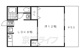 京都府京都市北区上賀茂岡本町（賃貸アパート1LDK・1階・39.00㎡） その2