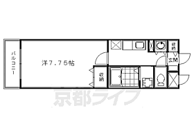 京都府京都市中京区上松屋町（賃貸マンション1K・3階・25.09㎡） その2