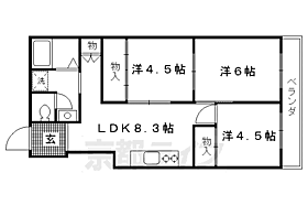 ファーストコート今出川北 3-B ｜ 京都府京都市上京区大北小路東町（賃貸マンション3LDK・3階・55.84㎡） その2