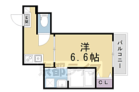 京都府京都市左京区一乗寺中ノ田町（賃貸マンション1K・3階・21.67㎡） その2