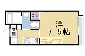 京都府京都市左京区田中西大久保町（賃貸マンション1K・1階・23.20㎡） その2